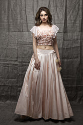 Stylish open Georgette sleeves